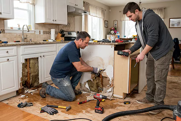 Kitchen Water Damage Repair Costa Mesa