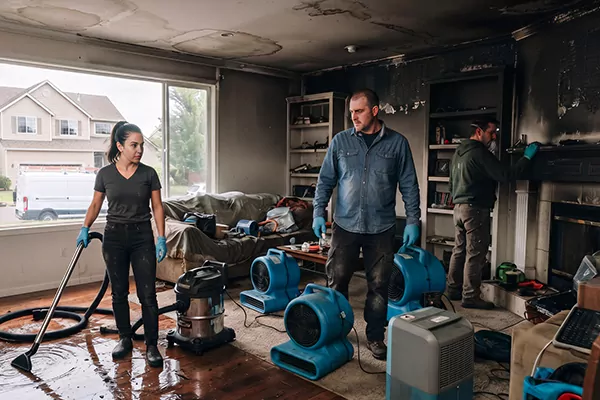 Smoke and Water Damage Restoration Costa Mesa