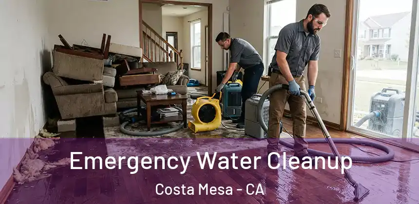  Emergency Water Cleanup Costa Mesa - CA