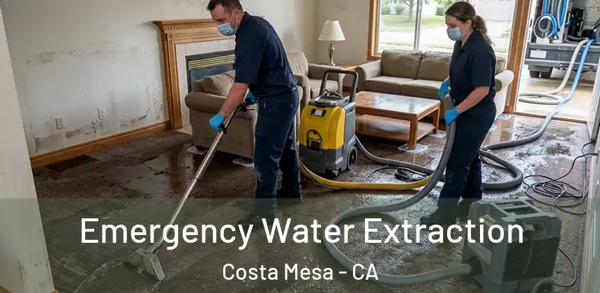  Emergency Water Extraction Costa Mesa - CA