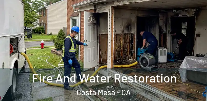  Fire And Water Restoration Costa Mesa - CA