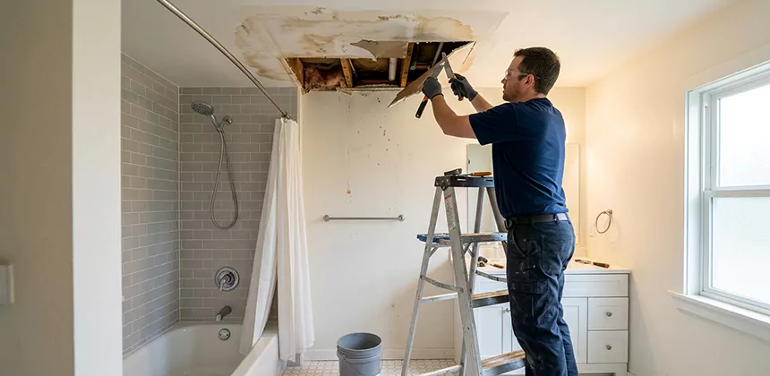 Bathroom Leak Ceiling Repair in Costa Mesa