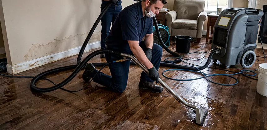 Hardwood Floor Water Extraction in Costa Mesa