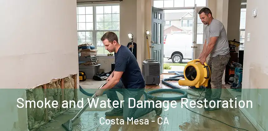 Smoke and Water Damage Restoration Costa Mesa - CA