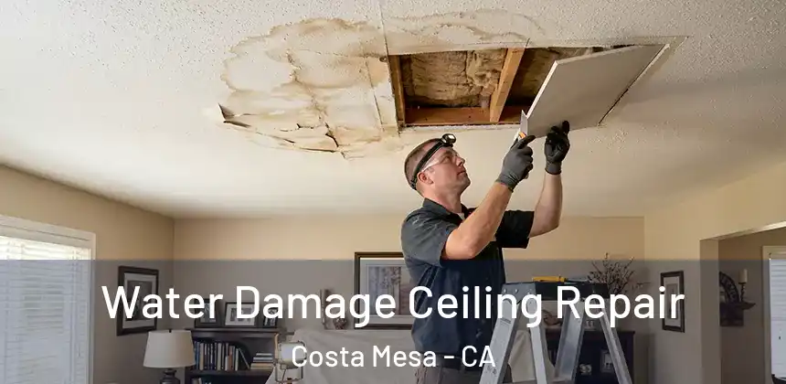  Water Damage Ceiling Repair Costa Mesa - CA