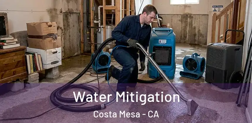 Water Mitigation Costa Mesa - CA